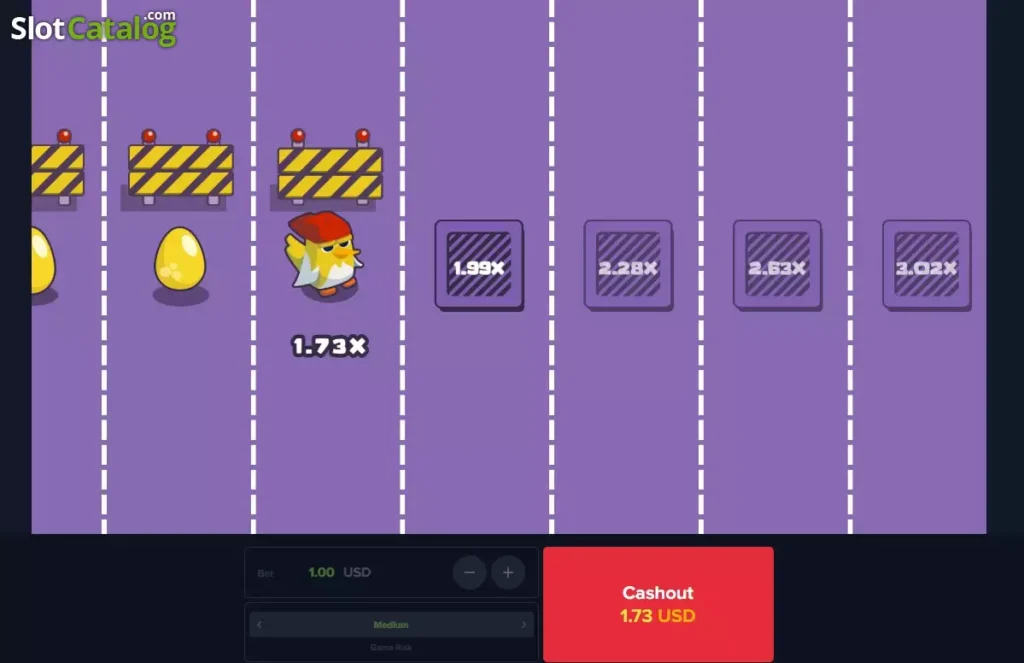 Chicken Cross jeu casino