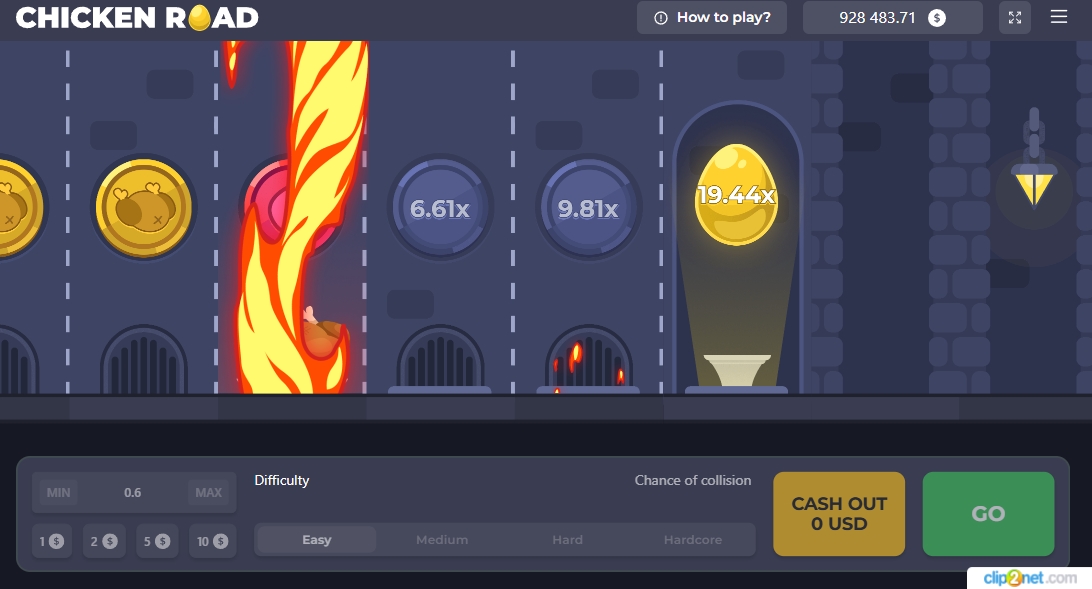 Code promo Chicken Road casino : bonus à l'inscription pour jouer en argent réel au jeu de la poule InOut Games