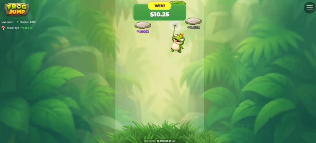 Frog Jump jeu casino