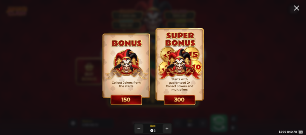 Joker's Clash jeu casino
