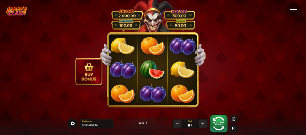 Joker's Clash jeu casino