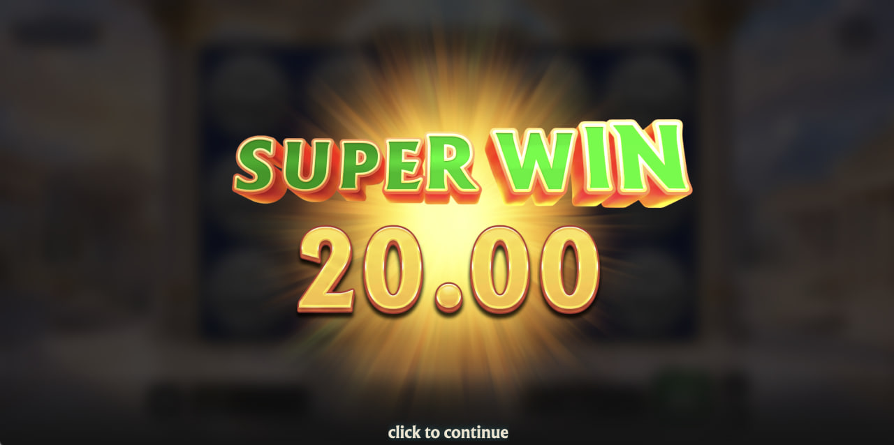 Écran Super Win de Zeus Flip sur fond de temple grec