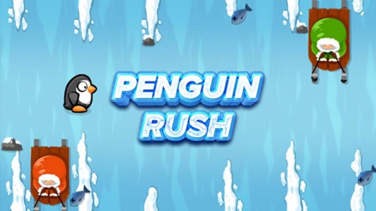 Penguin Rush avis démo jeu casino en français : le pingouin sur la banquise de BetGames